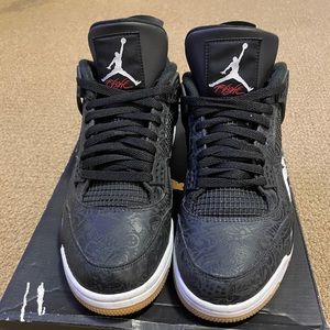 Air Jordan IV LASER BLACK GUM sz 11.5